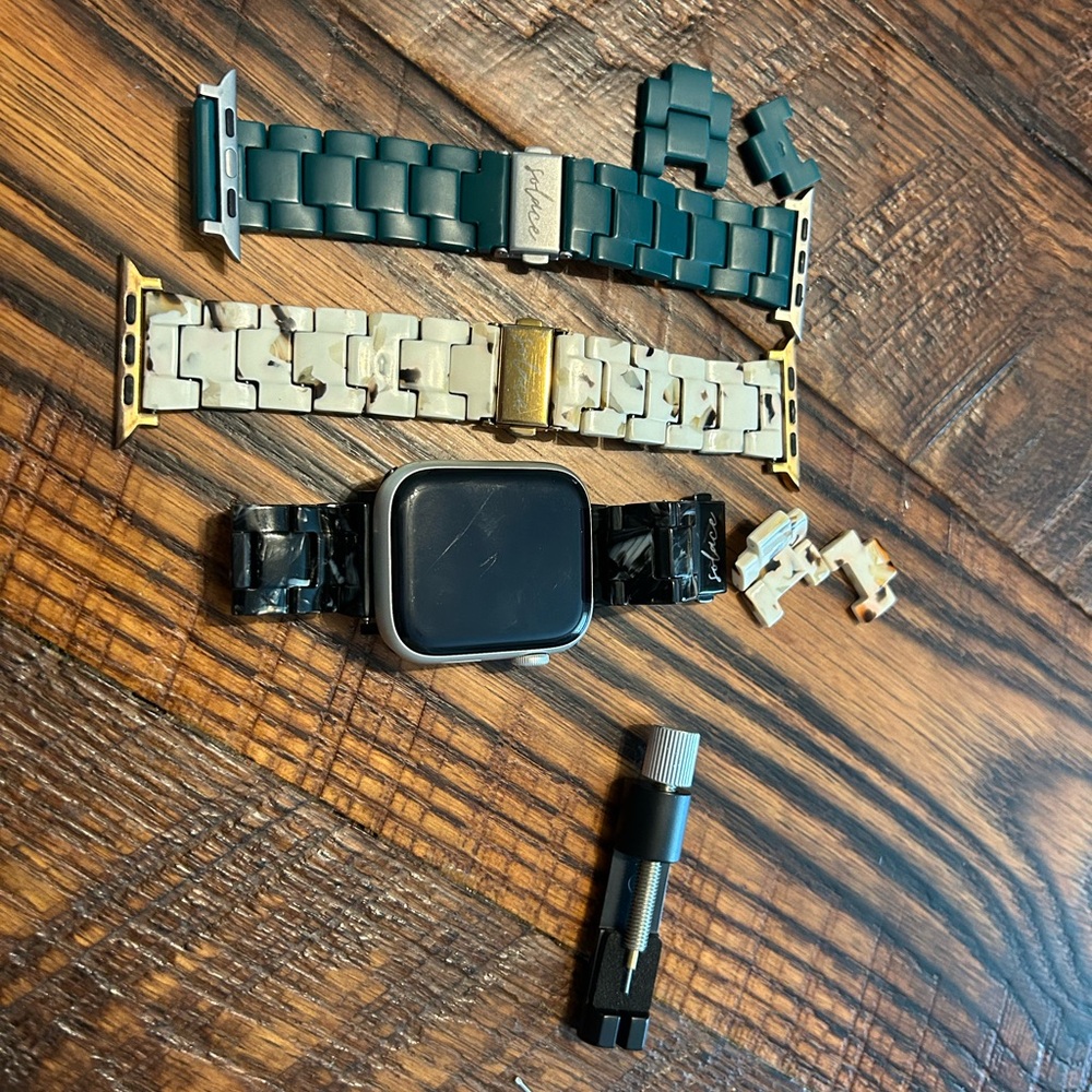 Apple series 7 with 3 Solace bands